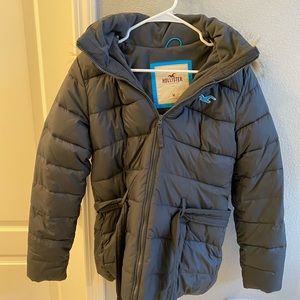 Hollister Puff Jacket with Furr Hood